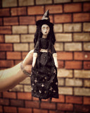 Star Witch Handmade One of a Kind Art Doll