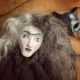 Wild Witch of Beast Forest Handmade One of a Kind Art Doll