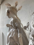 The Ghost of the Withered Flowers Handmade One of a Kind Art Doll
