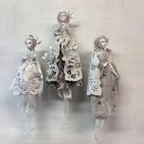 The Ghost of the Withered Flowers Handmade One of a Kind Art Doll