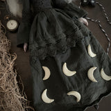 Moon Hare Witch Handmade One of a Kind Art Doll