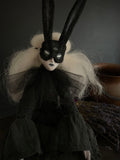 Moon Hare Witch Handmade One of a Kind Art Doll