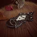 Black Star Witch Handmade One of a Kind Brooch