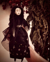 Star Witch Handmade One of a Kind Art Doll