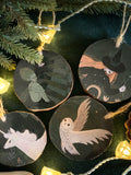 Witchmas Handmade Wooden Ornament Set
