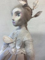 The Ghost of the Withered Flowers Handmade One of a Kind Art Doll