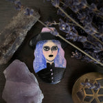 Galaxy Witch Handmade One of a Kind Brooch