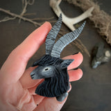 Dark Goat Handmade One of a Kind Brooch